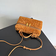 Bottega Veneta Vanity Case On Strap in Brown 22x12.5x5cm - 2