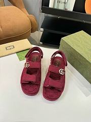 Sandalias con Doble G para mujer inlona GG negra - 6