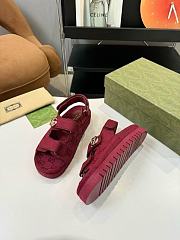 Sandalias con Doble G para mujer inlona GG negra - 4