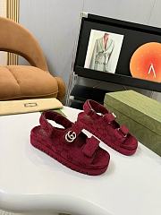 Sandalias con Doble G para mujer inlona GG negra - 3