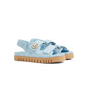 Gucci Double G sandals for Women - Blue - 1