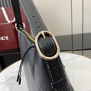 Gucci Emblem Large Shoulder Bag 'Black' 37x23x8cm - 6