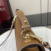 Gucci Blondie large top handle bag in brown leather 37x12x10cm - 3