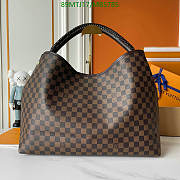 Louis Vuitton Graceful Damier Ebene MM Cerise Lining 50x30x15.5cm - 4