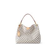 Louis Vuitton Graceful Damier Azur MM Rose Ballerine 50x30x15.5cm - 1