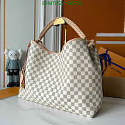 Louis Vuitton Graceful Damier Azur MM Rose Ballerine 50x30x15.5cm - 6