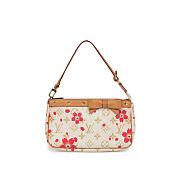 Vintage Louis Vuitton x Takashi Murakami Red and Creme Monogram Cherry 22x13x4cm - 1
