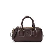 Miu Miu Medium Arcadie Top Handle Radica 22x10.5x7.5cm - 1