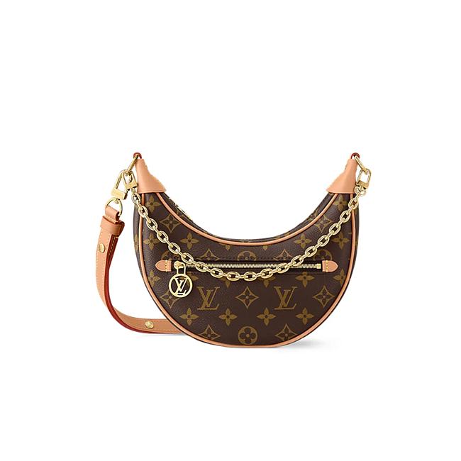 Louis Vuitton Loop Handbag Monogram Brown 23x13x6cm - 1