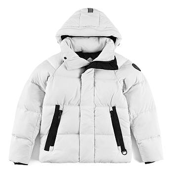 Canada Goose Hooded Puffer Jacket - White
