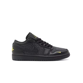 Air Jordan 1 Low Black Elephant Print IM6568-010