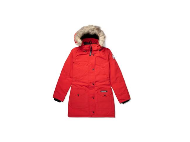 Canada Goose Trillium Parka Jacket Red 6660L 11 - 1