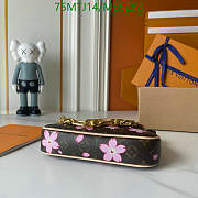 Louis Vuitton x Takashi Murakami Cherry Blossom Pochette Accessoires Sakura Brown M13666 22 x 13 x 4 cm  - 6