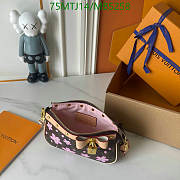 Louis Vuitton x Takashi Murakami Cherry Blossom Pochette Accessoires Sakura Brown M13666 22 x 13 x 4 cm  - 4