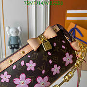 Louis Vuitton x Takashi Murakami Cherry Blossom Pochette Accessoires Sakura Brown M13666 22 x 13 x 4 cm  - 2