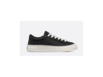Dior B33 Spin Sneaker Black Grained Calfskin and Black Dior Gravity Leather 3SN303ZAY_H960