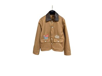 Louis Vuitton Embellished Workwear Jacket 1AIMQP