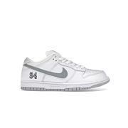 Nike SB Dunk Low Supreme 94 White Metallic Silver HQ8487-100 - 1