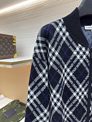 Burberry Check Wool Blend Bomber Jacket 81106321 - 5