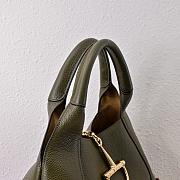 Gucci Softbit Maxi Shoulder Bag Forest Green Leather W46cm x H26cm x D16cm - 2