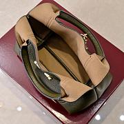 Gucci Softbit Maxi Shoulder Bag Forest Green Leather W46cm x H26cm x D16cm - 3