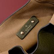 Gucci Softbit Maxi Shoulder Bag Forest Green Leather W46cm x H26cm x D16cm - 5