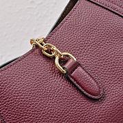 Gucci Softbit Maxi Shoulder Bag Rosso Ancora red leather W46cm x H26cm x D16cm - 3