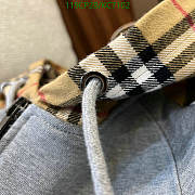 Burberry Grey Check Kurke Hoodie 201376M202010 - 6