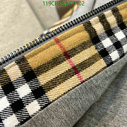 Burberry Grey Check Kurke Hoodie 201376M202010 - 4