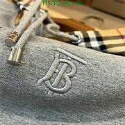 Burberry Grey Check Kurke Hoodie 201376M202010 - 3
