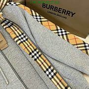 Burberry Grey Check Kurke Hoodie 201376M202010 - 2