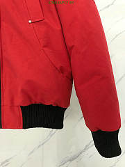 Moose Knuckles Ballistic Bomber Mens Apparel Red MK2000MB-651 - 2