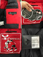 Moose Knuckles Ballistic Bomber Mens Apparel Red MK2000MB-651 - 5