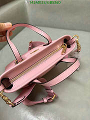 COACH City Mini Tote Bag Signature Canvas Powder Pink Outlet CW032  - 5