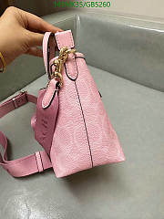 COACH City Mini Tote Bag Signature Canvas Powder Pink Outlet CW032  - 4