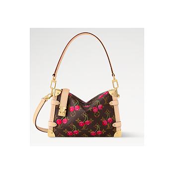 Louis Vuitton x Takashi Murakami Cherry Side Trunk MM Brown Monogram M14278 23.5 x 16 x 8.5 cm