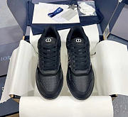 Dior B27 Low Black Dior Oblique Galaxy Leather Grey 3SN272ZPR_H969 - 3