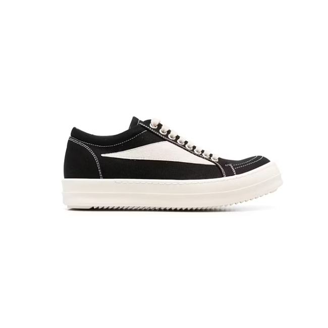 Rick Owens DRKSHDW Vintage Sneaks Black White (Women's) DS02C5803-DO-911 - 1