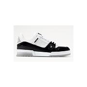 Louis Vuitton Trainer Sneaker Denim Noir 1AJ128 - 1