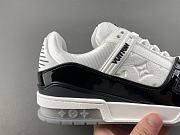 Louis Vuitton Trainer Sneaker Denim Noir 1AJ128 - 4