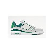 Louis Vuitton Trainer Sneaker Green 1AIJ02 - 1