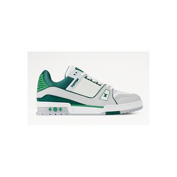 Louis Vuitton Trainer Sneaker Green 1AIJ02