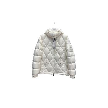 Moncler Premium Quality Warm Puffer Jacket Mens White 1024256405