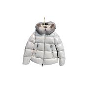 Moncler Laichefur Hooded Shearling-Trimmed Short Down Jacket K20931A0023854AQE - 1