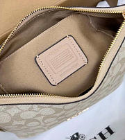 Coach Zip Top Shoulder Bag In Signature Canvas CW391 7.75