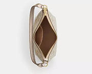 Coach Zip Top Shoulder Bag In Signature Canvas CW391 7.75