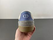 Dior B01 Matchpoint Sneaker Blue and White Smooth Calfskin with Gray Suede 3SN328ZRH_H009 - 6