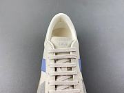 Dior B01 Matchpoint Sneaker Blue and White Smooth Calfskin with Gray Suede 3SN328ZRH_H009 - 5