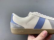Dior B01 Matchpoint Sneaker Blue and White Smooth Calfskin with Gray Suede 3SN328ZRH_H009 - 4
