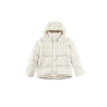 Lululemon WUNDER down jacket with detachable hood ecru 3068639